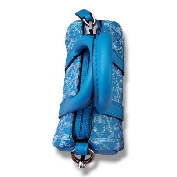 Michael Kors Micro Duffle Keyfob in Perfect Sky Blue - Picture 3 of 5